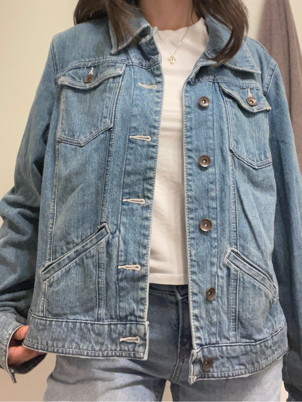 Vintage Blue Denim Jean Jacket
